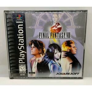 Final Fantasy VIII 8 PlayStation 1 PS1 Black Label CIB Complete Mini Walkthrough